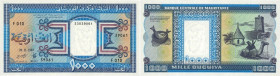 Country : MAURITANIA 
Face Value : 1000 Ouguiya 
Date : 28 novembre 1985 
Period/Province/Bank : Banque Centrale de Mauritanie 
Catalogue referenc...