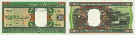 Country : MAURITANIA 
Face Value : 500 Ouguiya 
Date : 28 novembre 1999 
Period/Province/Bank : Banque Centrale de Mauritanie 
Catalogue reference...