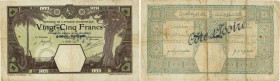 Country : FRENCH WEST AFRICA (1895-1958) 
Face Value : 25 Francs GRAND-BASSAM 
Date : 12 juillet 1923 
Period/Province/Bank : Banque de l'Afrique O...