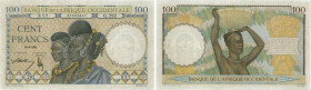 Country : FRENCH WEST AFRICA (1895-1958) 
Face Value : 100 Francs 
Date : 10 septembre 1941 
Period/Province/Bank : Banque de l'Afrique Occidentale...
