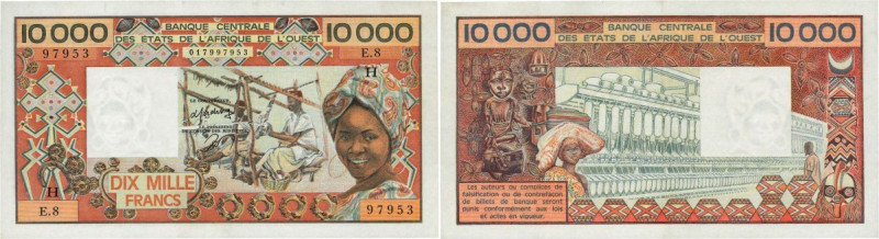 Country : WEST AFRICAN STATES 
Face Value : 10000 Francs 
Date : (1978) 
Peri...