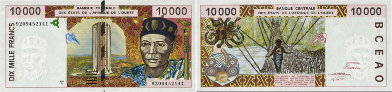 Country : WEST AFRICAN STATES 
Face Value : 10000 Francs 
Date : 1992 
Period...