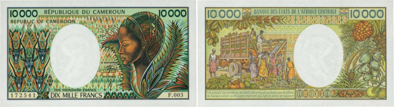 Country : CAMEROON 
Face Value : 10000 Francs 
Date : (1990) 
Period/Province...