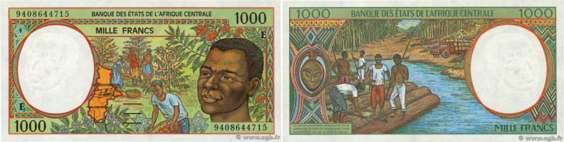 Country : CENTRAL AFRICAN STATES 
Face Value : 1000 Francs 
Date : 1994 
Peri...