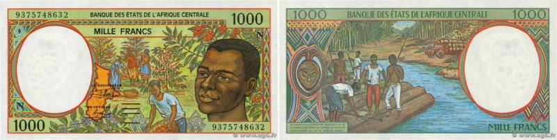 Country : CENTRAL AFRICAN STATES 
Face Value : 1000 Francs 
Date : 1993 
Peri...