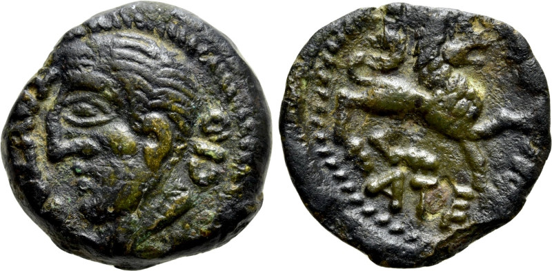 WESTERN EUROPE. Northwest Gaul. Carnutes. ‘Toutobocio-Atepilos’. Ae (Circa 50-30...
