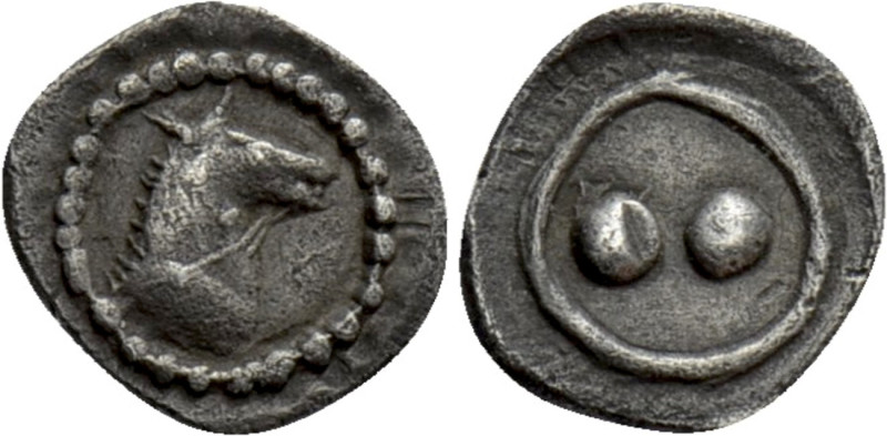 SICILY. Gela. Hexas or Dionkion (Circa 480/75-475/70 BC). 

Obv: Head of horse...