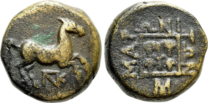 THRACE. Maroneia. Ae (Circa 398/97 - 348/47 BC). 

Obv: Prancing horse right; ...