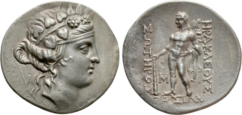 THRACE. Thasos. Tetradrachm (Circa 148-90/80 BC). 

Obv: Head of Dionysos righ...