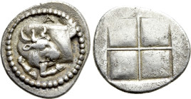 MACEDON. Akanthos. Tetrobol (Circa 430-390 BC)