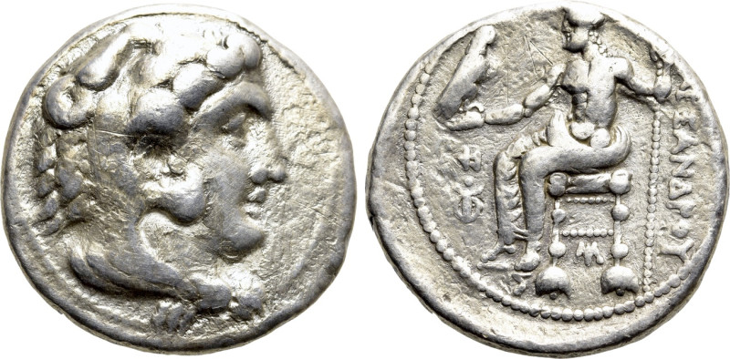 KINGS OF MACEDON. Alexander III 'the Great' (336-323 BC). Tetradrachm. Myriandro...