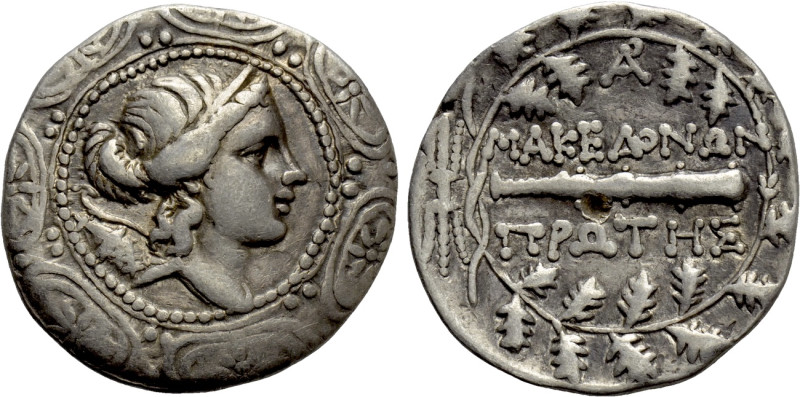 MACEDON UNDER ROMAN PROTECTORATE. First Meris. Tetradrachm (Circa 167-148 BC). A...