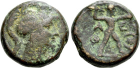 ATTICA. Athens. Struck under Mithradates VI of Pontos (Circa 105-90 or 90-85 BC). Ae Chalkous
