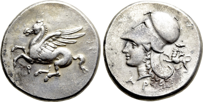 CORINTHIA. Corinth. Stater (Circa 350/45-285 BC). 

Obv: Pegasos flying left; ...