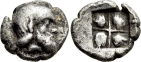 ASIA MINOR. Uncertain. Hemiobol (Circa 5th century BC)