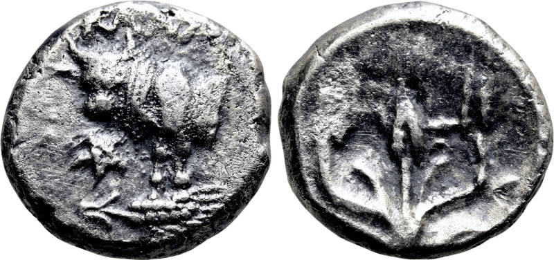 BITHYNIA. Kalchedon. Hemidrachm (Circa 367/6-340 BC). 

Obv: KAΛ. 
Forepart o...