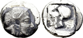 MYSIA. Lampsakos. Drachm (Circa 500-450 BC)