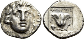 CARIA. Rhodes. Hemidrachm (Circa 170-150 BC). Dexagoras, magistrate