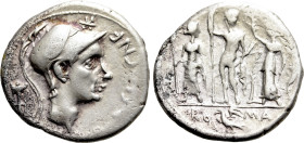 CN. BLASIO CN. F. Denarius (112-111 BC). Rome