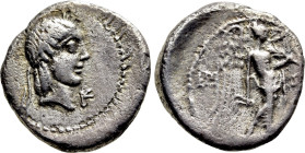 L. CALPURNIUS PISO FRUGI. Quinarius (90 BC). Rome