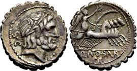 Q. ANTONIUS BALBUS. Serrate Denarius (83-82 BC). Rome