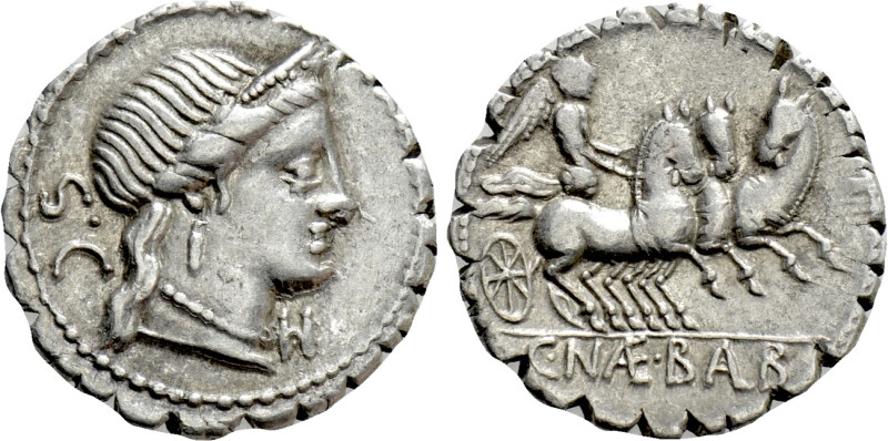 C. NAEVIUS BALBUS. Serrate Denarius (79 BC). Rome. 

Obv: Diademed head of Ven...