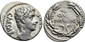 AUGUSTUS (27 BC-14 AD). Denarius. Uncertain mint in Spain, possibly Colonia Patricia