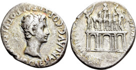 AUGUSTUS (27 BC-14 AD). Denarius. Colonia Patricia