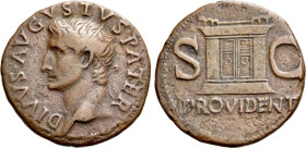 DIVUS AUGUSTUS (Died 14). Dupondius. Rome. Struck under Tiberius