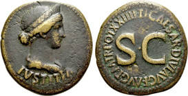 TIBERIUS (14-37). Dupondius. Rome