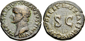 TIBERIUS (14-37). As. Rome. Restitution issue struck under Titus