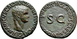 GERMANICUS (Died 19). As. Rome. Struck under Claudius
