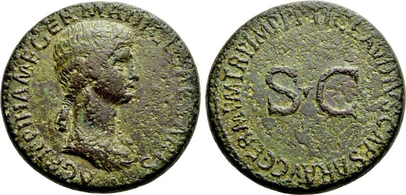 AGRIPPINA I (Died 33). Sestertius. Rome. Struck under Claudius. 

Obv: AGRIPPI...