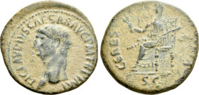 CLAUDIUS (41-54). Dupondius. Rome