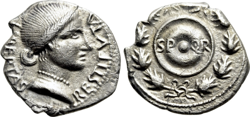 CIVIL WAR (68-69). Denarius. Uncertain mint in Spain. 

Obv: LIBERTAS RESTITVT...