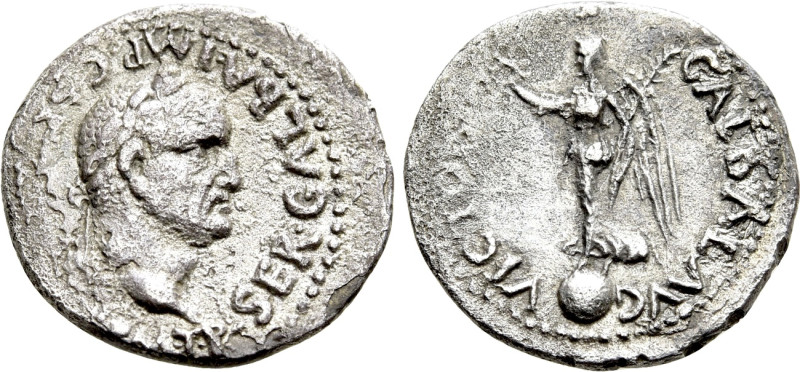 GALBA (68-69). Quinarius. Uncertain mint in Gaul. 

Obv: SER GALBA IMP CAESAR ...
