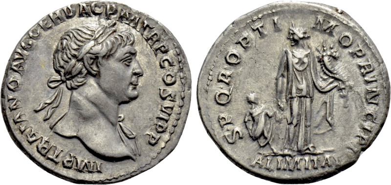 TRAJAN (98-117). Denarius. Rome. 

Obv: IMP TRAIANO AVG GER DAC P M TR P COS V...
