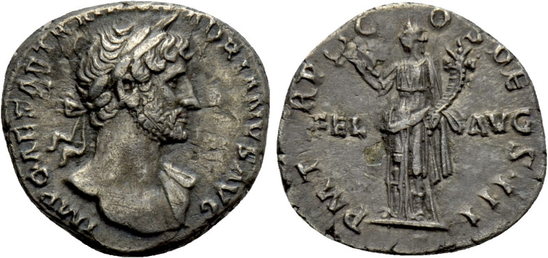 HADRIAN (117-138). Denarius. Rome. 

Obv: IMP CAESAR TRAIAN HADRIANVS AVG. 
L...