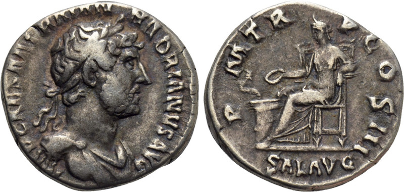 HADRIAN (117-138). Denarius. Rome. 

Obv: IMP CAESAR TRAIAN HADRIANVS AVG. 
L...