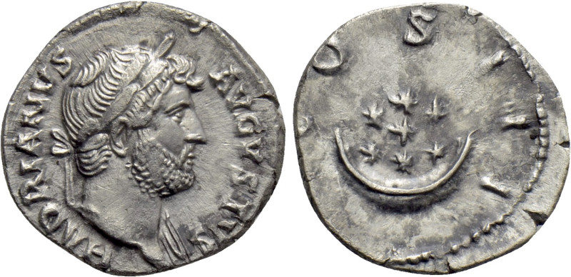 HADRIAN (117-138). Denarius. Rome. 

Obv: HADRIANVS AVGVSTVS. 
Laureate head ...