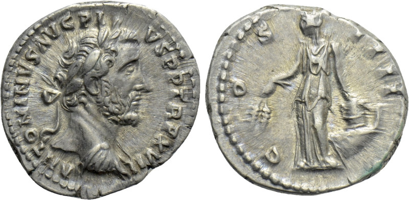 ANTONINUS PIUS (138-161). Denarius. Rome. 

Obv: ANTONINVS AVG PIVS P P TR P X...