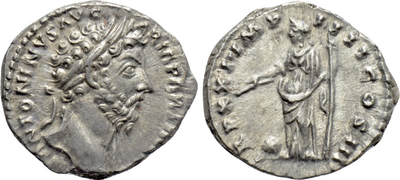 MARCUS AURELIUS (161-180). Denarius. Rome. 

Obv: M ANTONINVS AVG ARM PARTH MA...