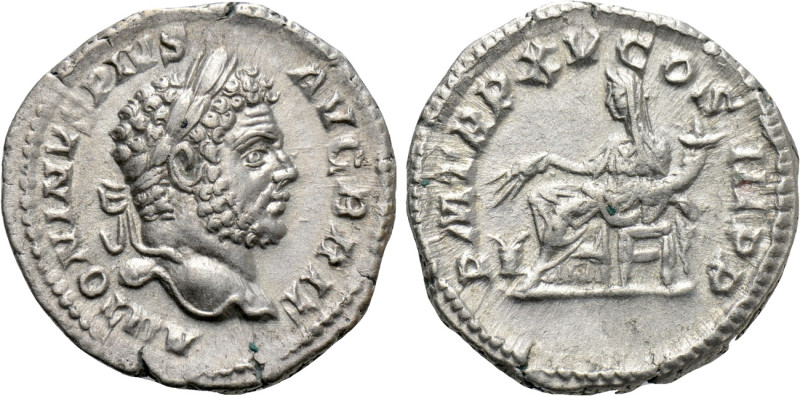 CARACALLA (197-217). Denarius. Rome. 

Obv: ANTONINVS PIVS AVG BRIT. 
Laureat...