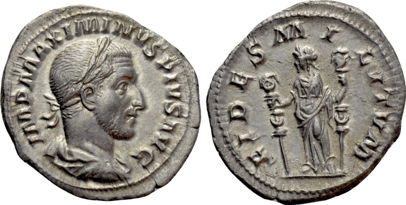 MAXIMINUS THRAX (235-238). Denarius. Rome. 

Obv: IMP MAXIMINVS PIVS AVG. 
La...