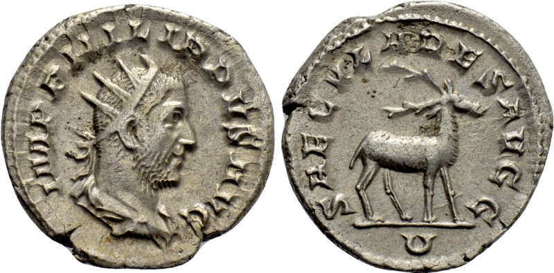 PHILIP I 'THE ARAB' (244-249). Antoninianus. Rome. Saecular Games issue. 

Obv...