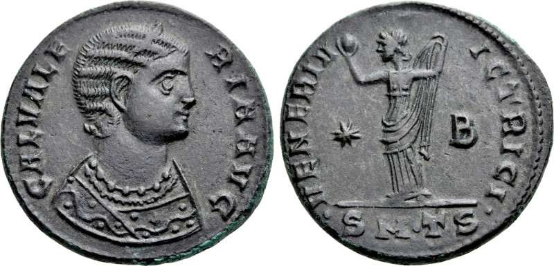 GALERIA VALERIA (Augusta, 293-311). Follis. Thessalonica. 

Obv: GAL VALERIA A...