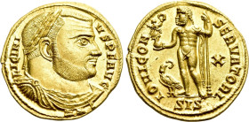 LICINIUS I (308-324). GOLD Aureus. Siscia