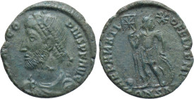 PROCOPIUS (365-366). Follis. Constantinople