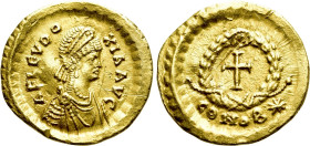 LICINIA EUDOXIA (Augusta, circa 439-490). GOLD Tremissis. Constantinople