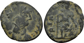 VANDALS. Imitating a late Roman Ae (Circa 5th century AD)